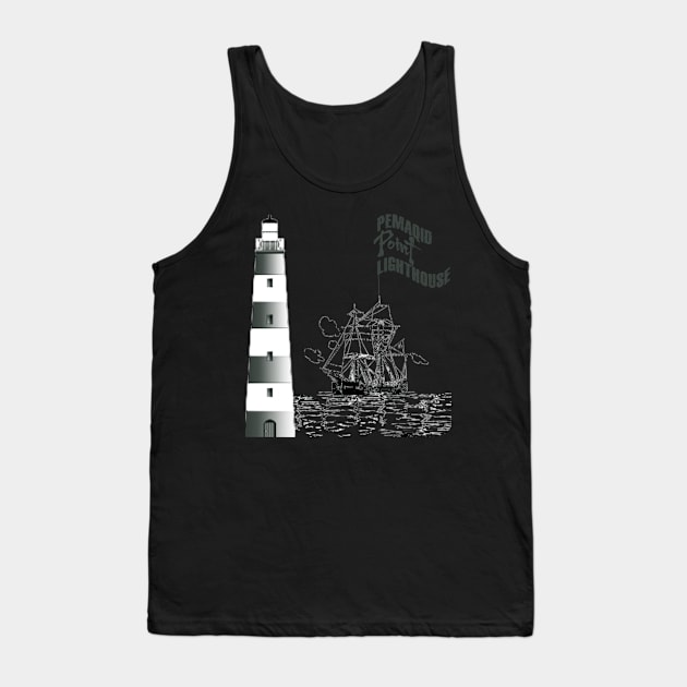 Pemaquid point lighthouse Tank Top by TeeText